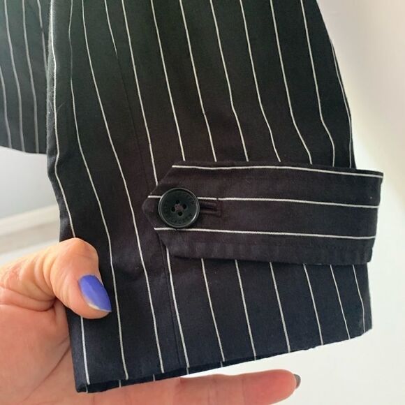 Lauren Ralph Lauren Linen Cotton Pinstripe Jacket - Picture 8 of 15